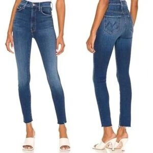 ‼️RARE‼️🎸MOTHER🎸🔥NWOT🔥 HIGH WAISTED RAIL ANKLE FRAY in High Fidelity— Size 26